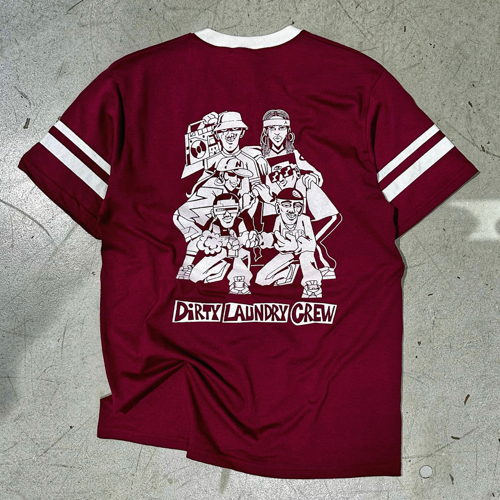 Dirty Laundry Crew Retro Jersey Tee