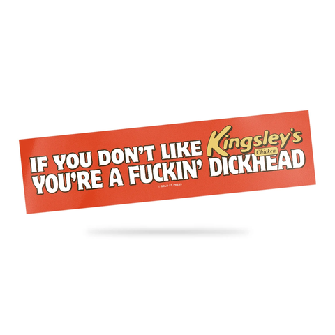 Kingsleys Chicken Bumper Sticker