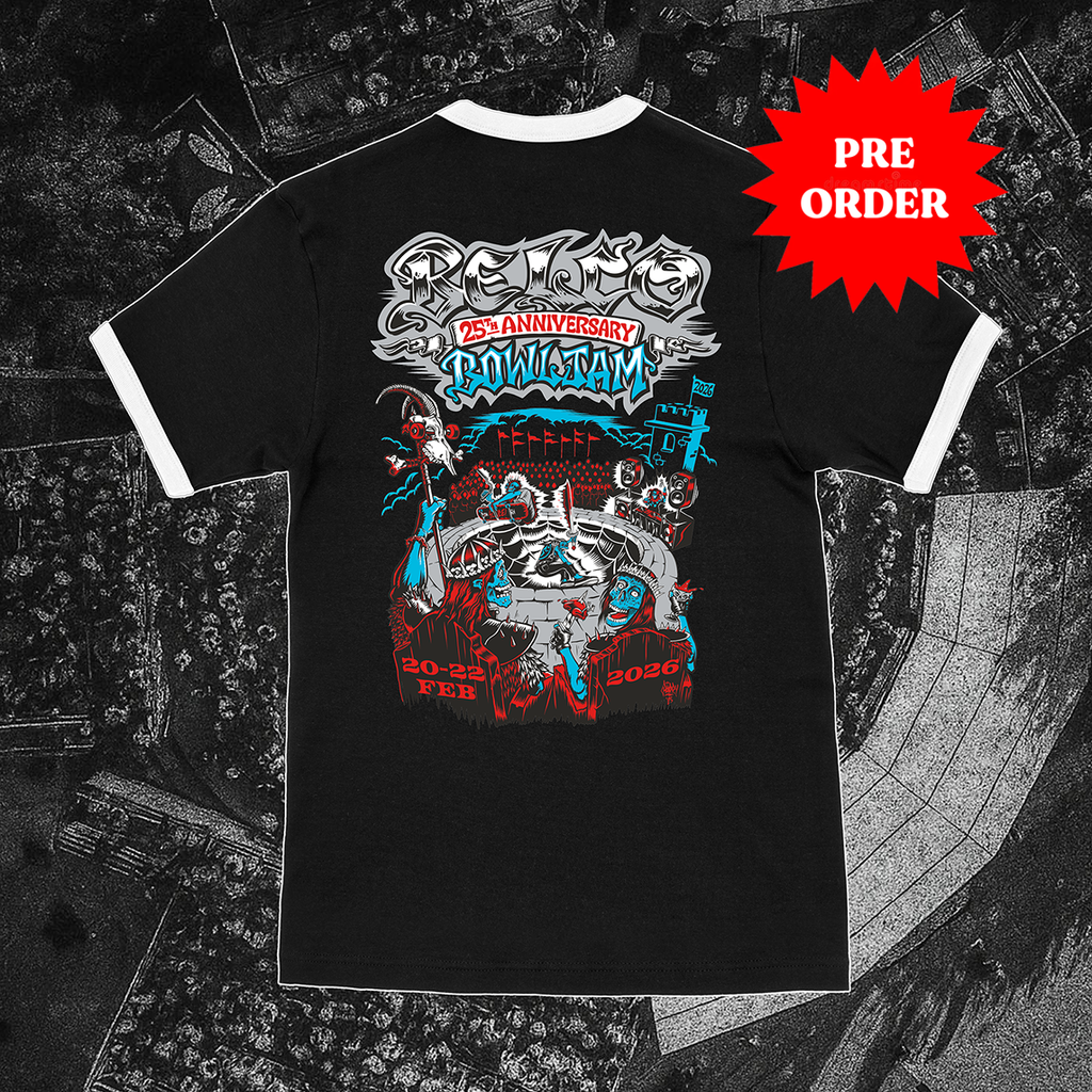 **PREORDER** 2026 Belco Bowl Jam Ringer Tee - Black