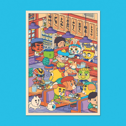 Udon-ya Postcard A6