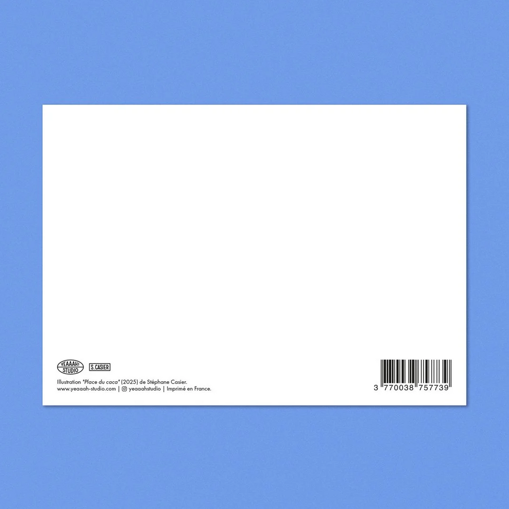 Place Du Caca  Postcard A6