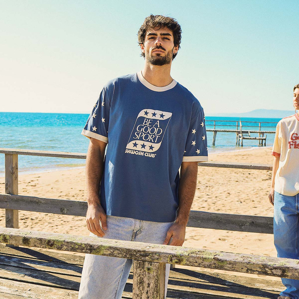 Good Sport Boxy Ringer Tee