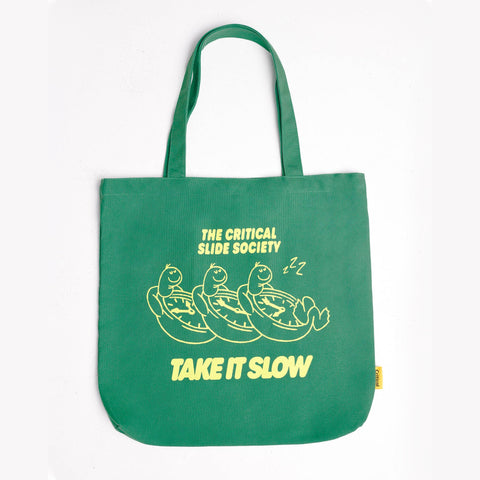 Take It Slow Tote - Green