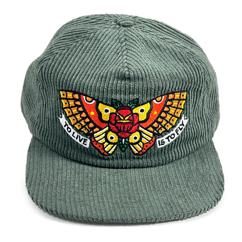 Townes Butterfly Corduroy Hat