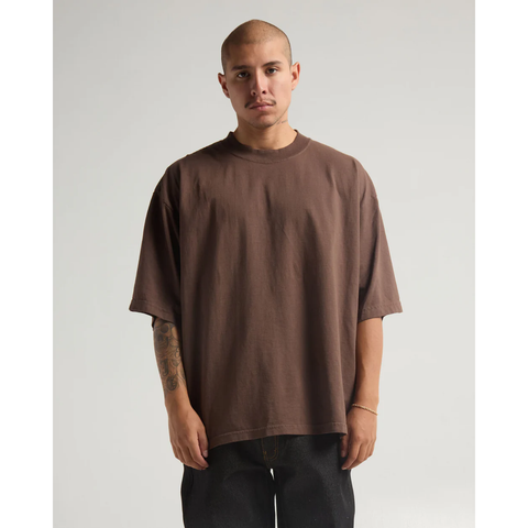 Max Heavyweight Drop Shoulder Tee - MOCHA
