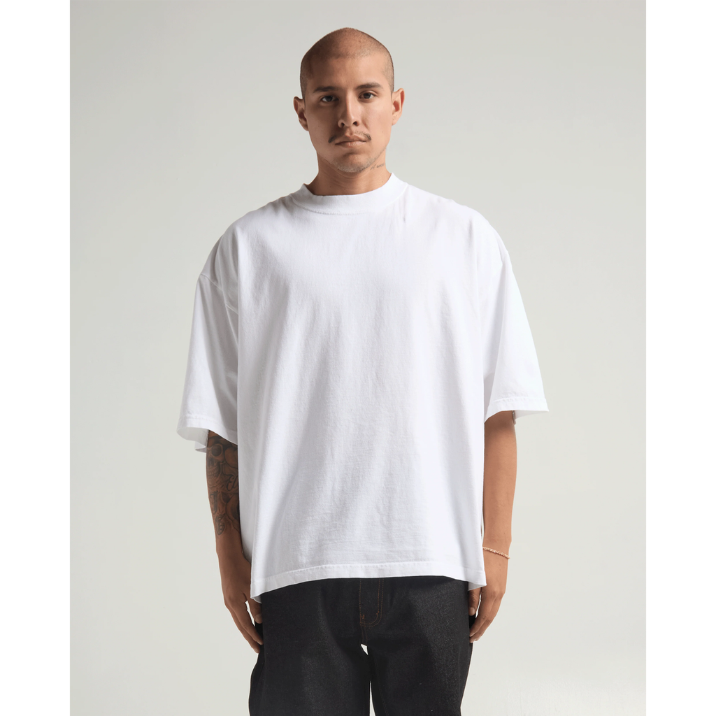 Max Heavyweight Drop Shoulder Tee - WHITE