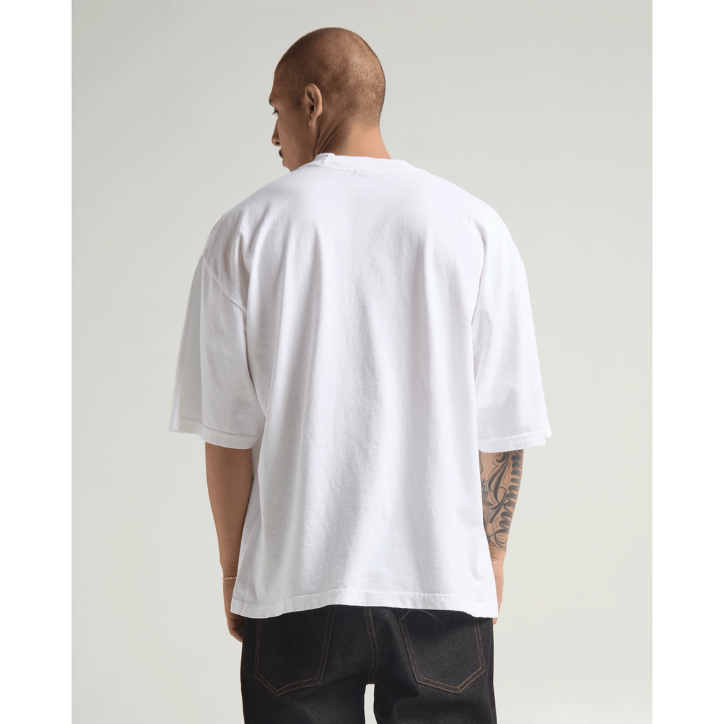 Max Heavyweight Drop Shoulder Tee - WHITE