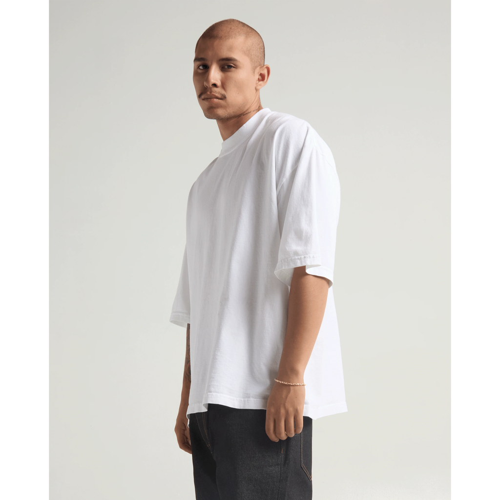 Max Heavyweight Drop Shoulder Tee - WHITE