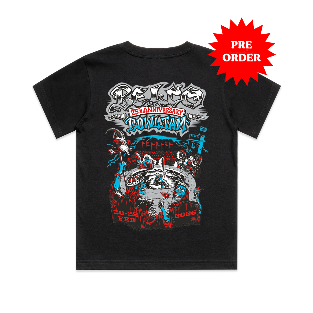 *PREORDER* 2026 Belco Bowl Jam Kids Tee - Black