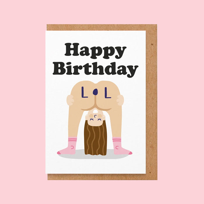Happy Birthday LOL Greeting Card - F
