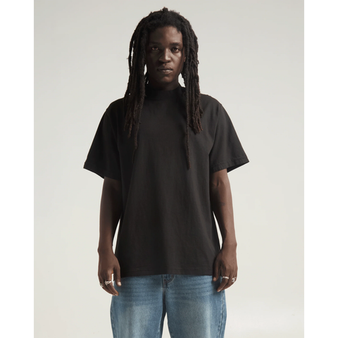 Max Heavyweight Garment Dye Tee - BLACK