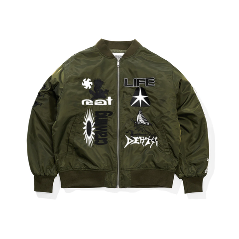 Rat Death Crawling Life Bomber Jacket