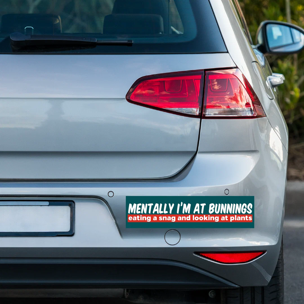 Forge Forward - Mentally I'm At Bunnings Bumper Sticker
