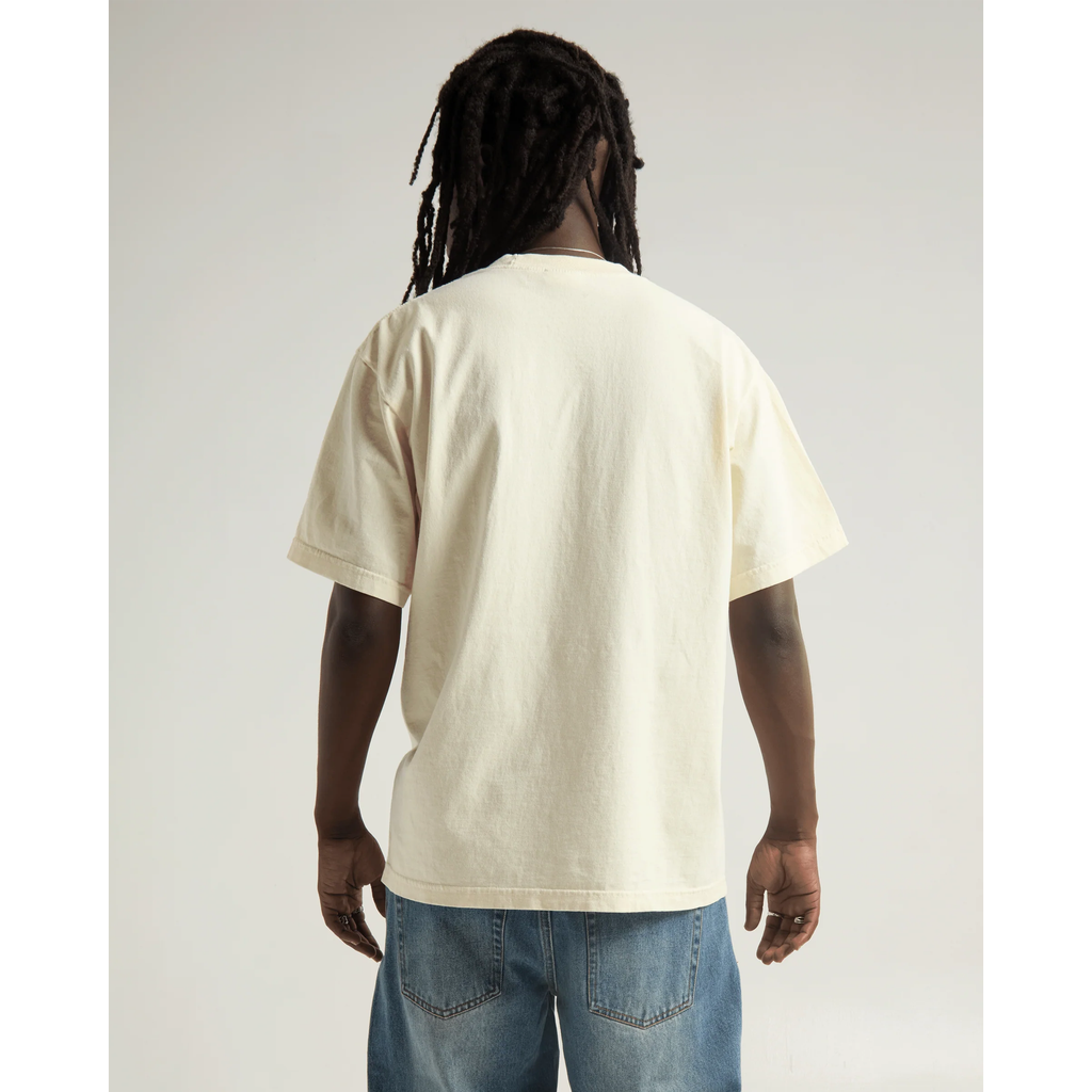Max Heavyweight Garment Dye Tee - Cream