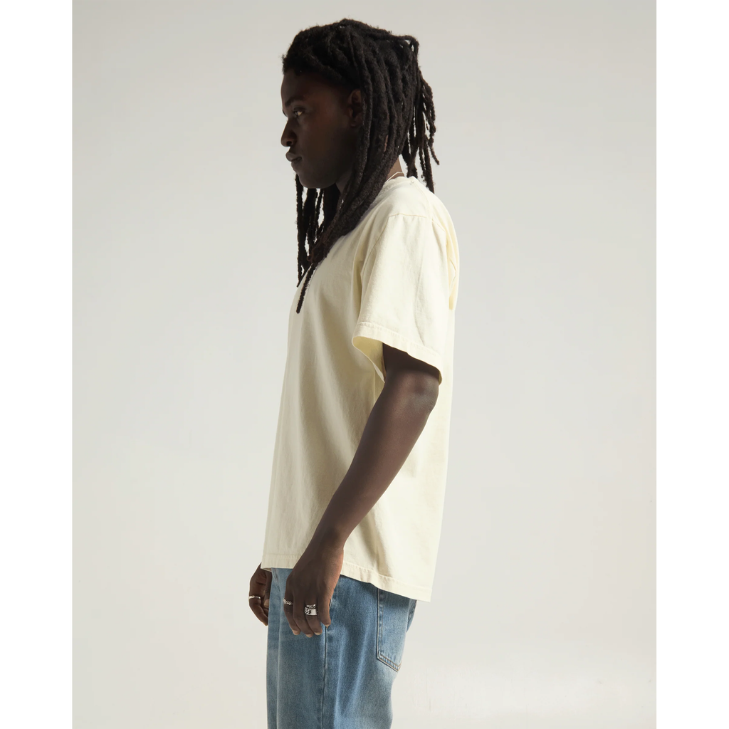 Max Heavyweight Garment Dye Tee - Cream