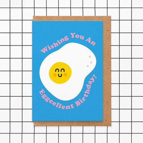 Wishing You an Eggcellent Birthday Greeting Card