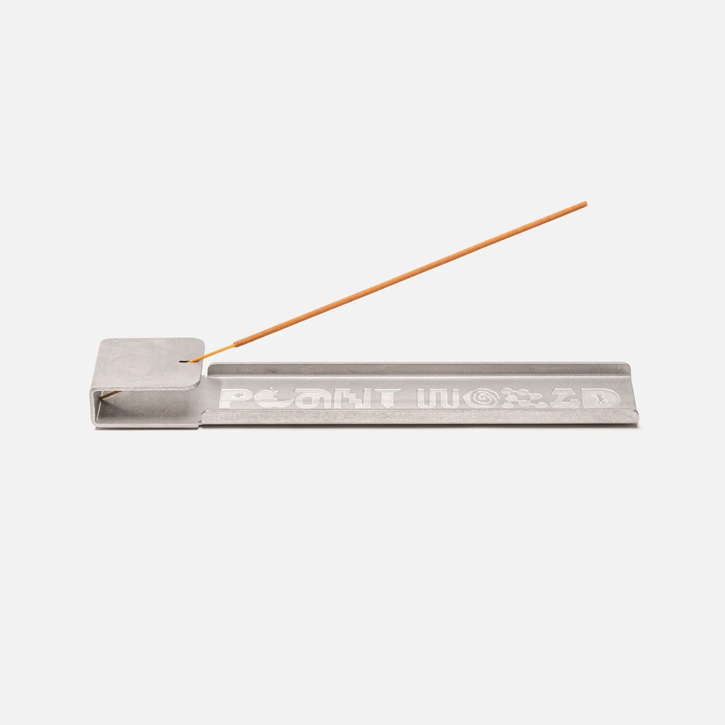 Etched Steel Incense Holder
