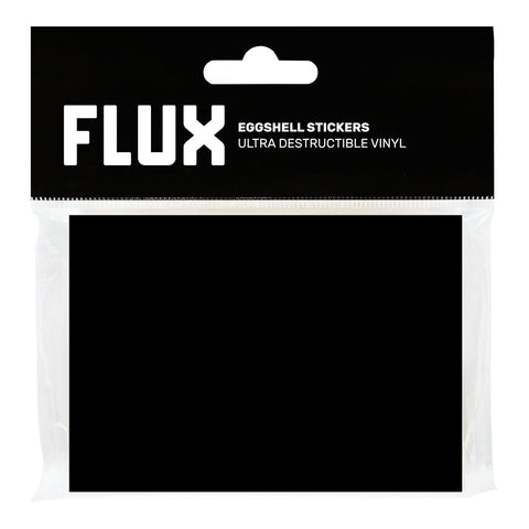 FLUX Eggshell Stickers 50pk - Black