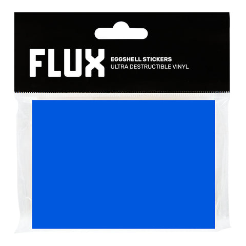 FLUX Eggshell Stickers 50pk - Cyan