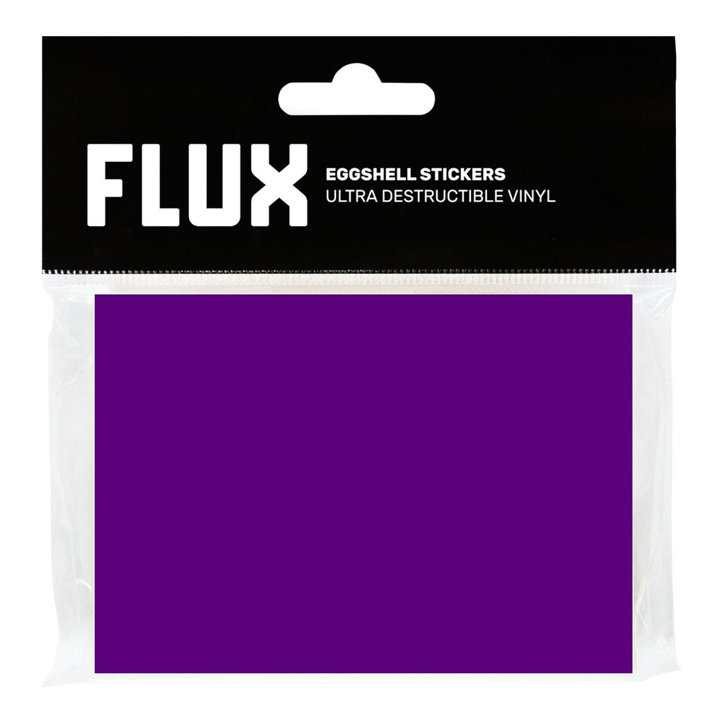 FLUX Eggshell Stickers 50pk - Purple