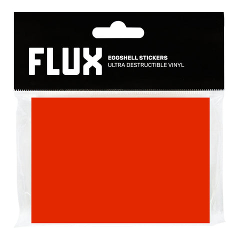 FLUX Eggshell Stickers 50pk - Red