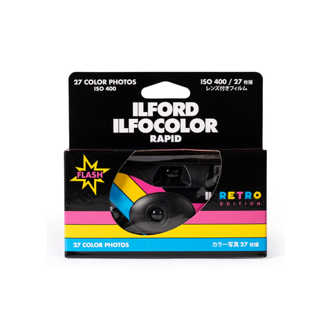 ILFORD Ilfocolor Rapid 400 Single Use Camera - 27exp *RETRO EDITION*