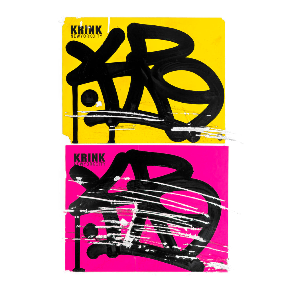 KRINK Super Permanent Stickers - Fluorescent Pink - 50pk