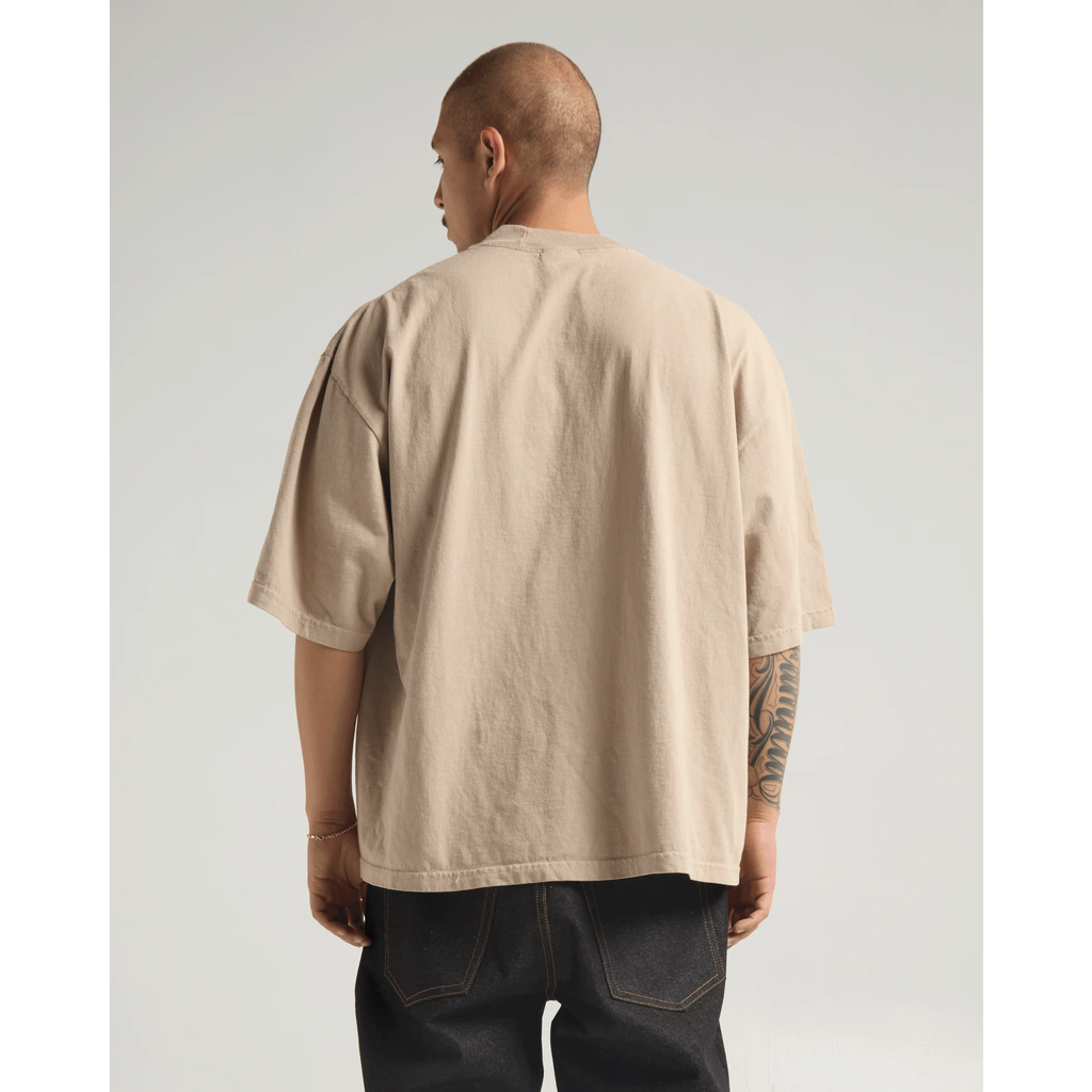 Max Heavyweight Drop Shoulder Tee - OATMEAL
