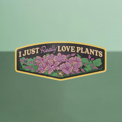 I Love Plants Vinyl Bumper Sticker