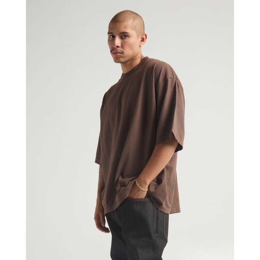 Max Heavyweight Drop Shoulder Tee - MOCHA