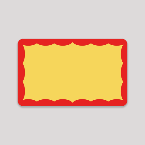 'Wavy Classic' Stickers - 50pk
