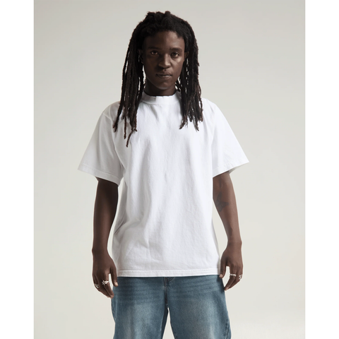 Max Heavyweight Garment Dye Tee - WHITE