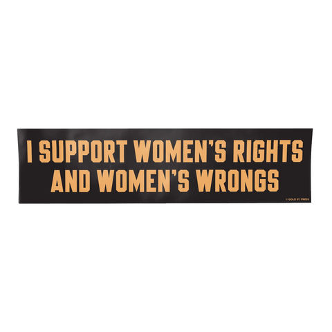 Women's Rights Bumper Sticker