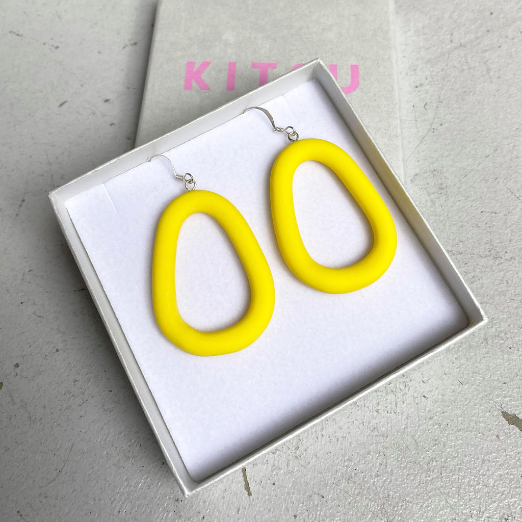 Arp Earrings - Yellow