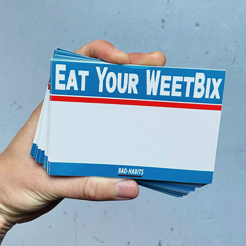 'Eat Your Weetbix' Stickers - 50pk