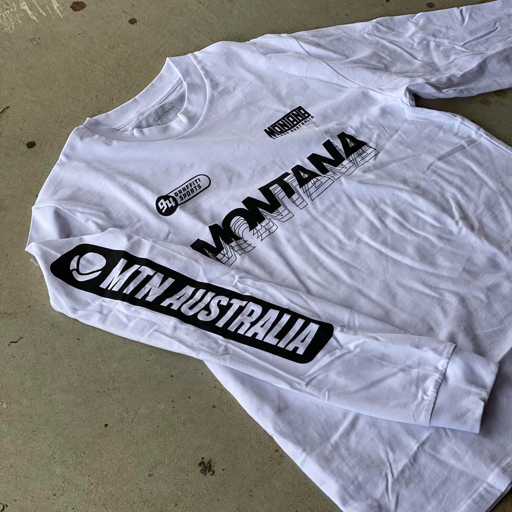 MTN Australia Graffiti Sports Longsleeve (white)