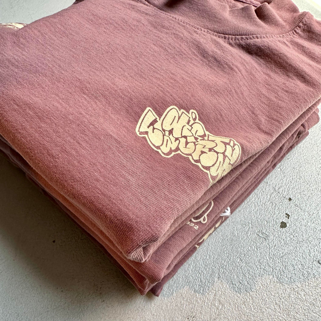 Build a Platform Oversized Crop Tee (mauve)