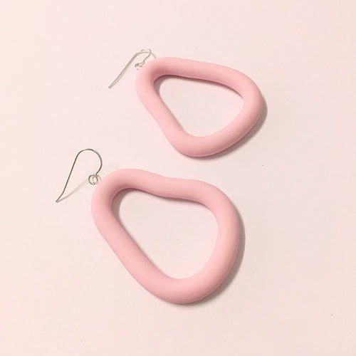 Arp Earrings - Baby Pink