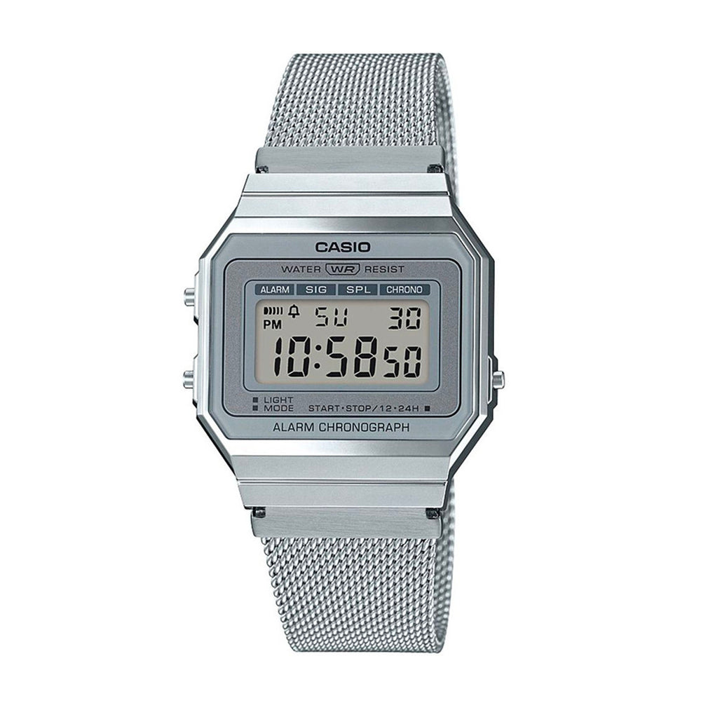 Casio A700WM-7ADF Silver Band Unisex