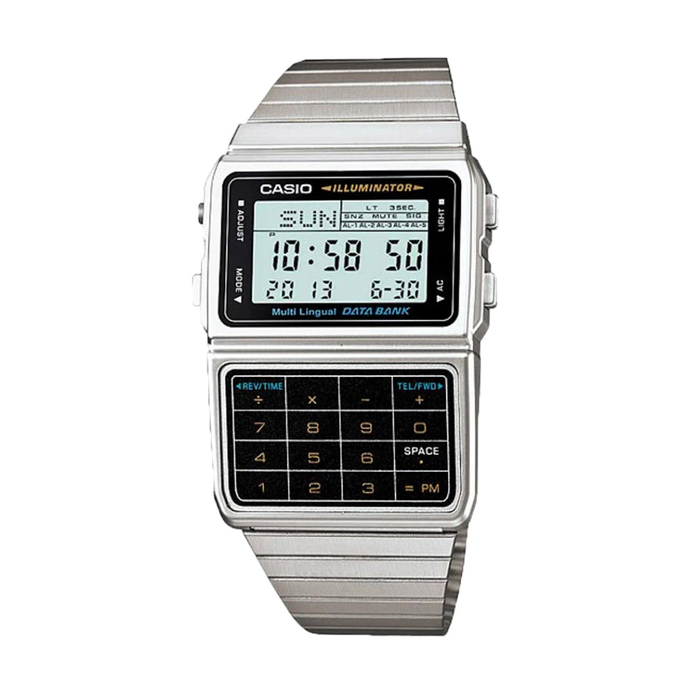 Casio DBC-611-1DF Calculator Databank Watch Unisex