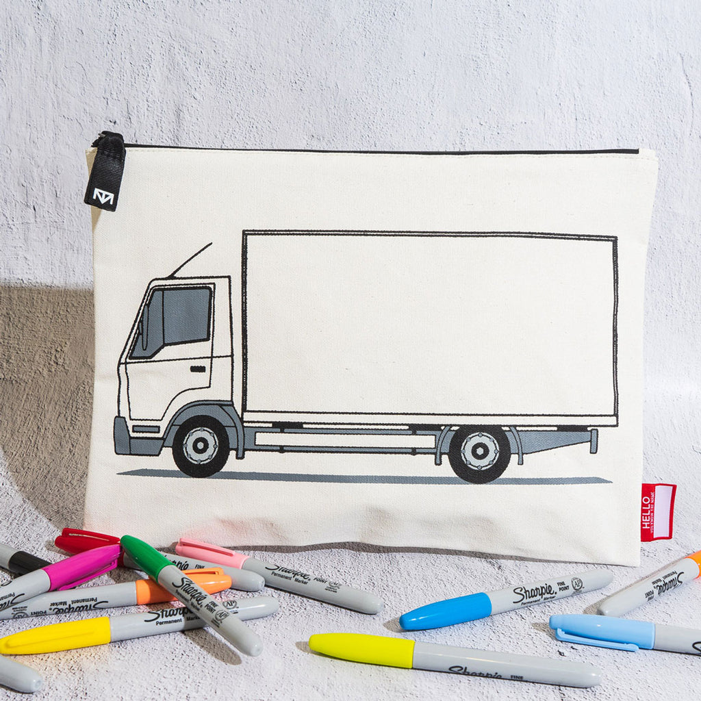 Box Truck - Large Canvas Case