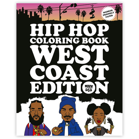 Hip Hop Colouring Book - West Coast Edition