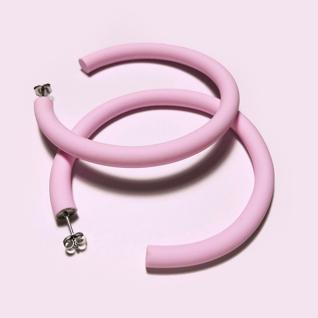 Lounge Hoops - Baby Pink
