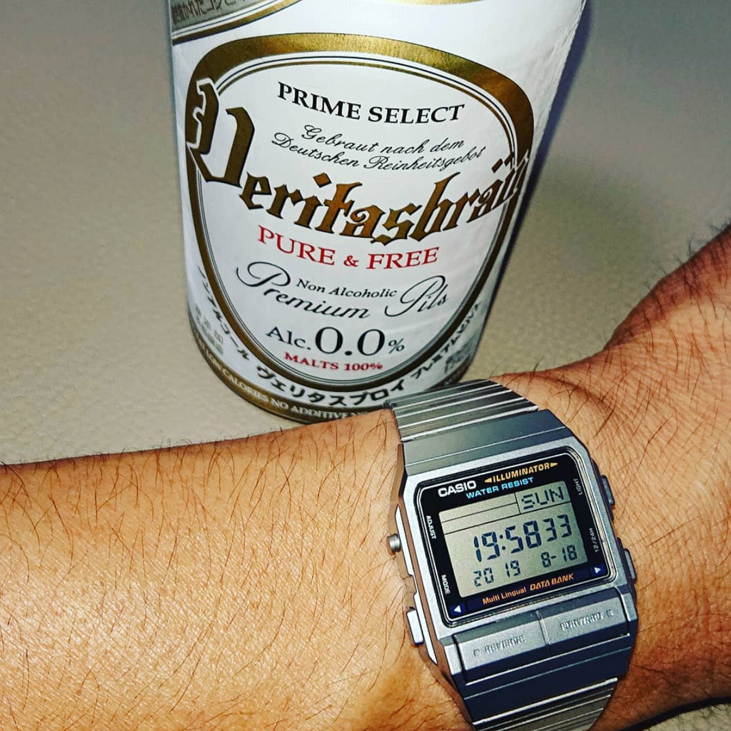 Casio DB-380-1DF Silver Watch Databank Unisex