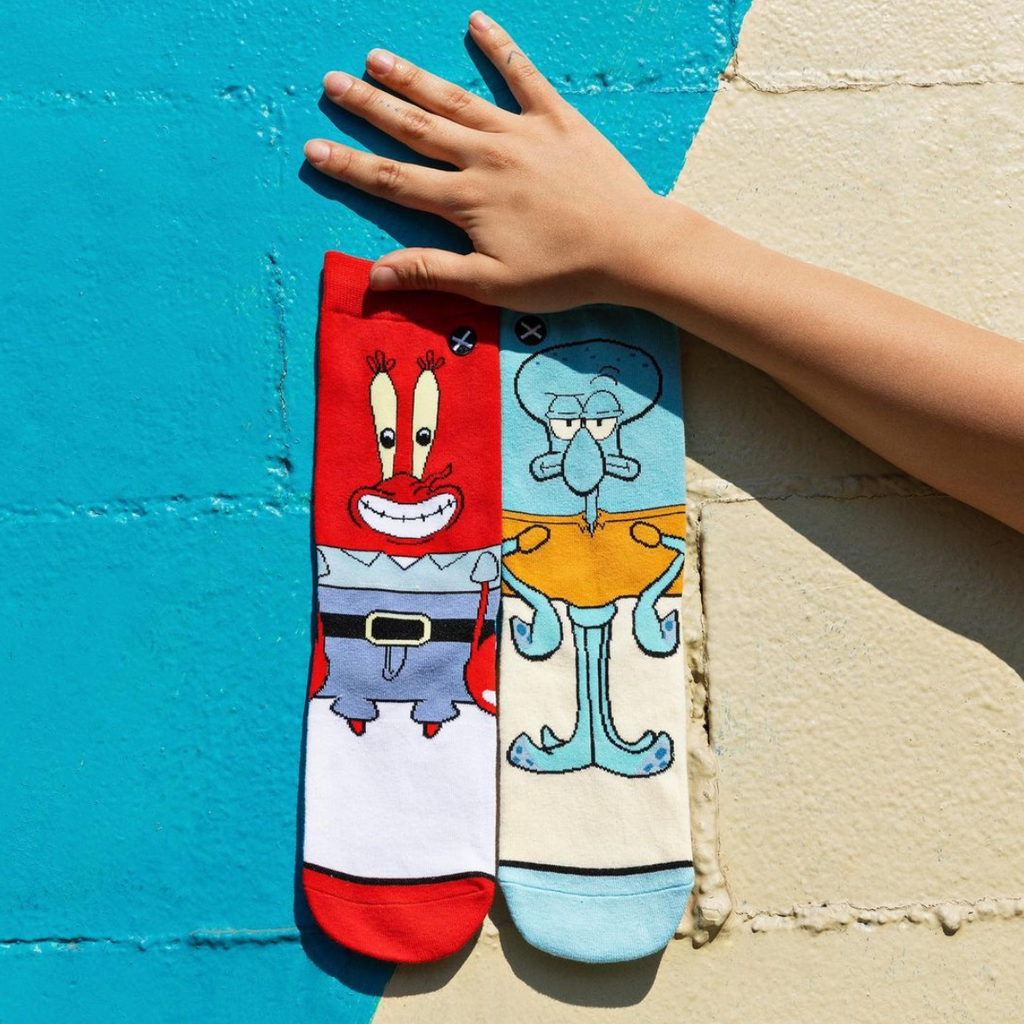 Squidward & Mr. Krab Socks