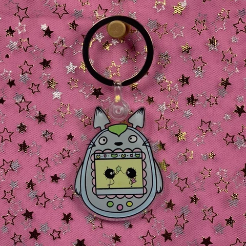 Keychain - Totoro x Tamagotchi