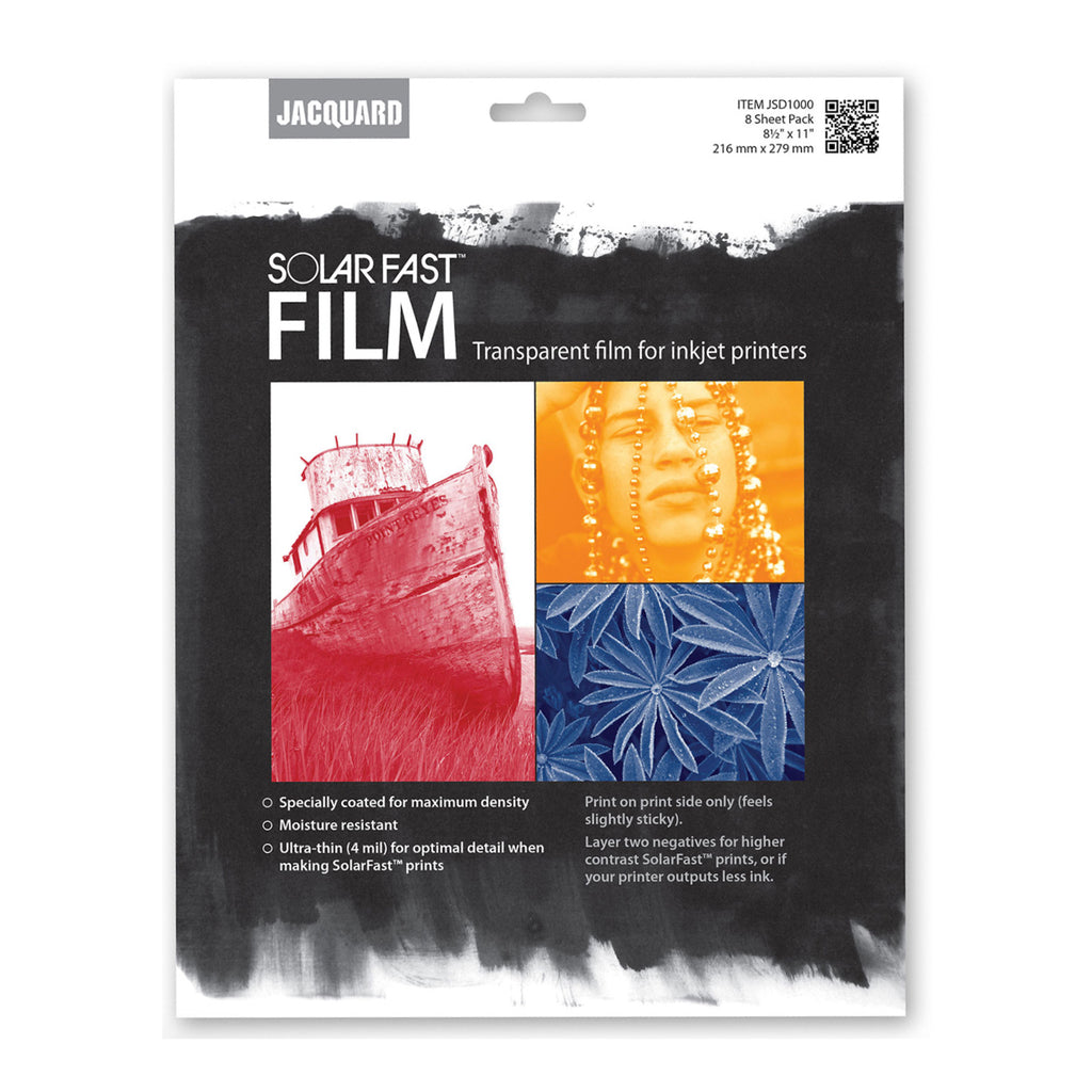 Jacquard Solarfast Film for Inkjet Printers - 8pk