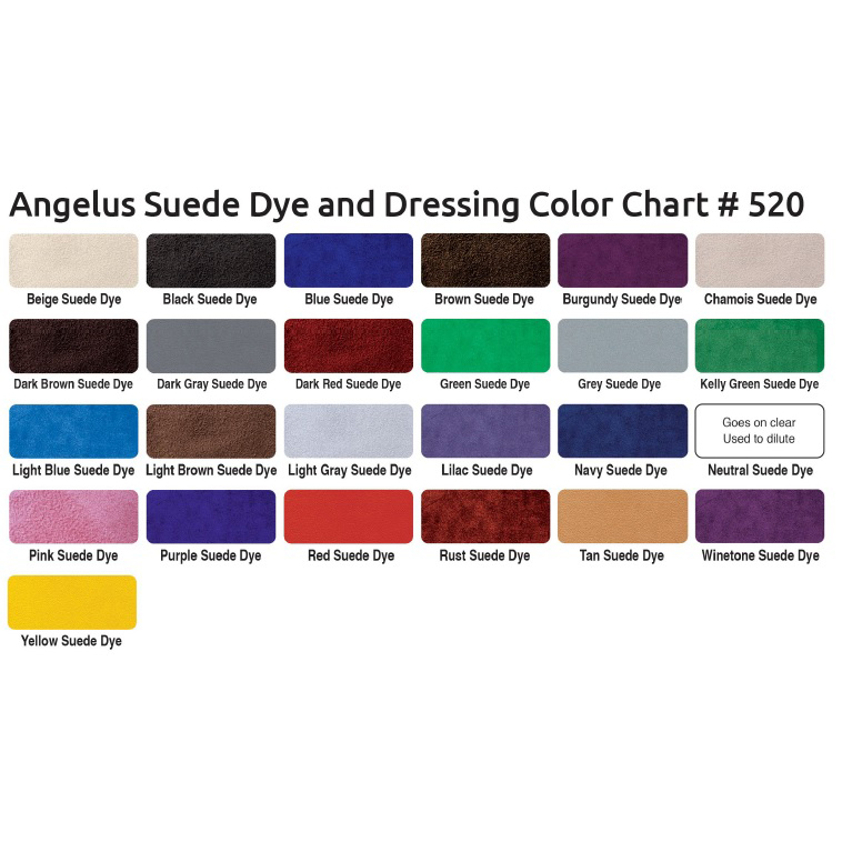 Angelus Suede Dye and Dressing Colour #520 88.72ml • Sancho's Dirty Laundry
