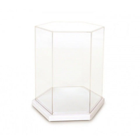 Display Case - Hexagon White