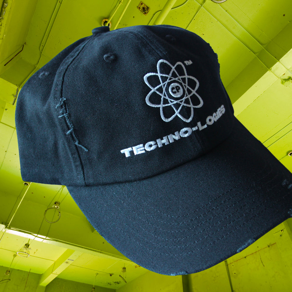 TECHNOLOGIES DISTRESSED CAP (BLACK)